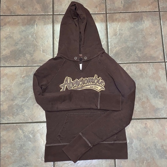 Abercrombie & Fitch Tops - Brown Abercrombie & Fitch hoodie
